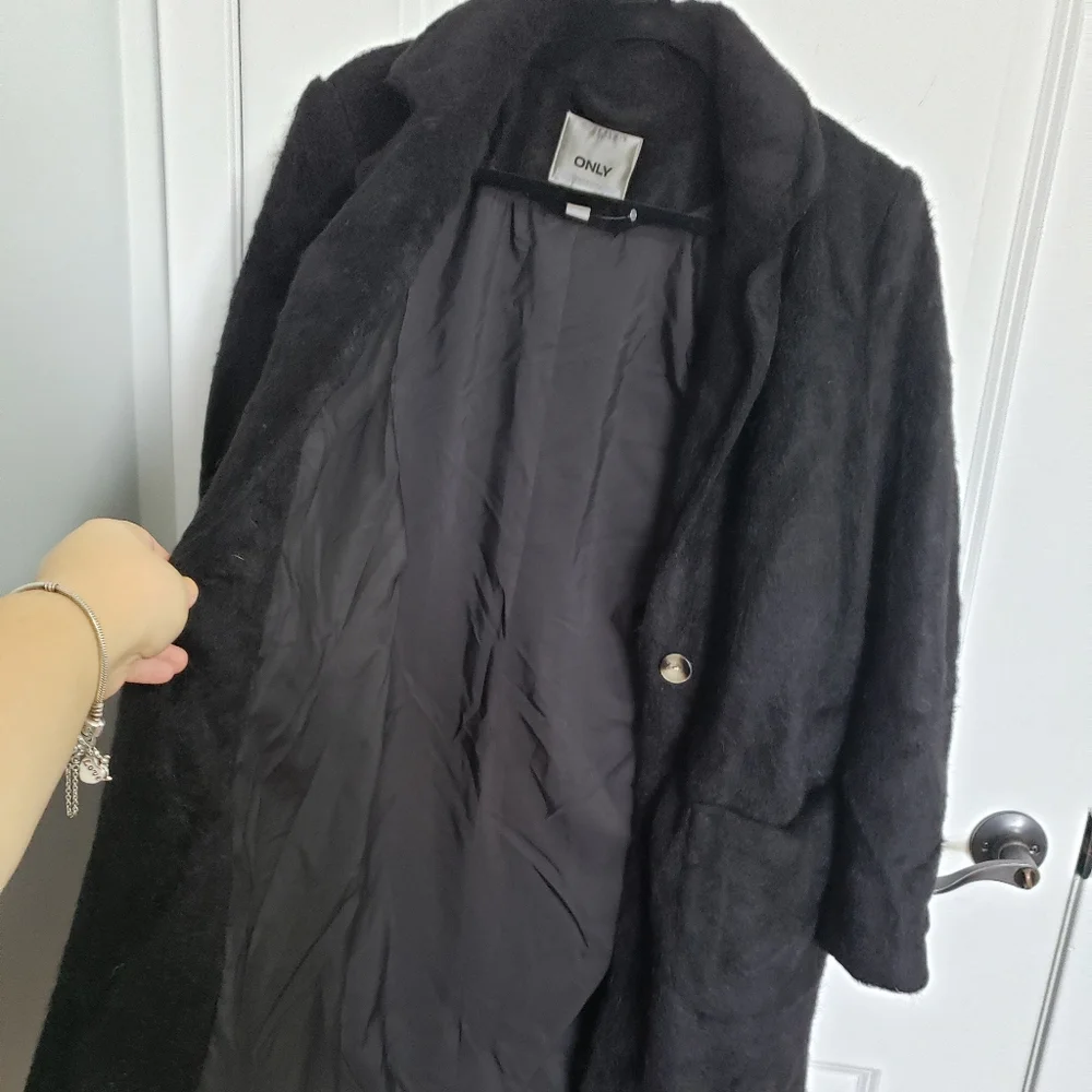 ONLY Black Claire Coat - Picture 9 of 13